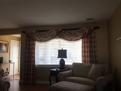 Living Room Shades & Drapes